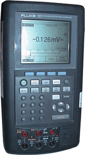 A photo of a Fluke 701 process calibrator